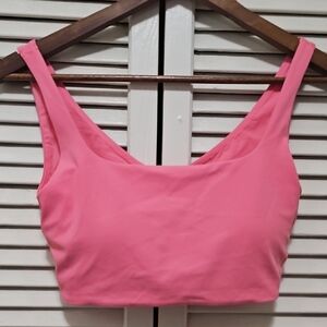 Lululemon Bend This Scoop and Square Bra A-C Cups Sakura Pink Size S/M